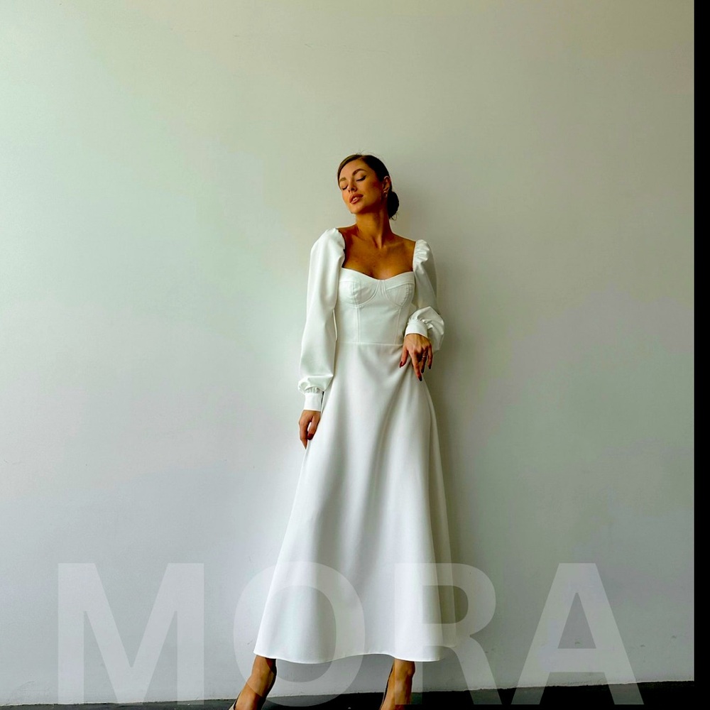 White Midi Dress
